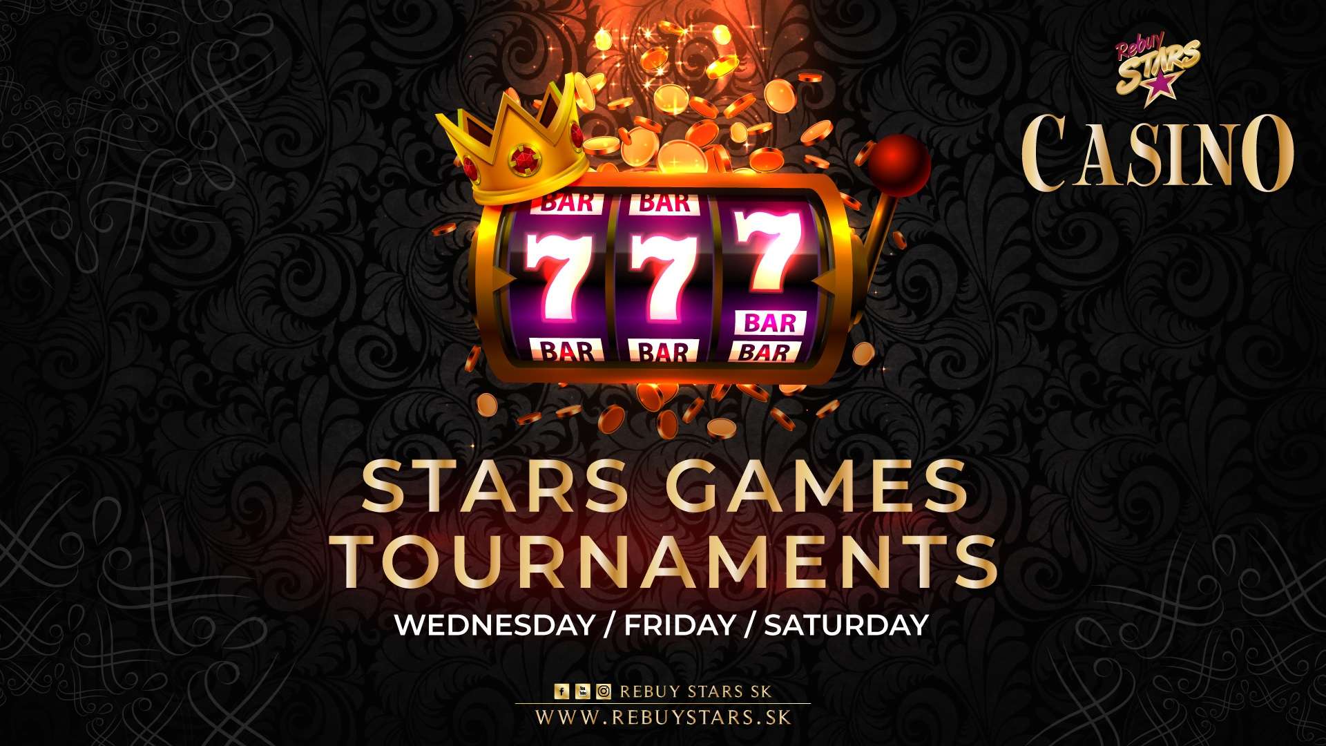 Stars Games Tournaments – Casino Rebuy Stars Bratislava