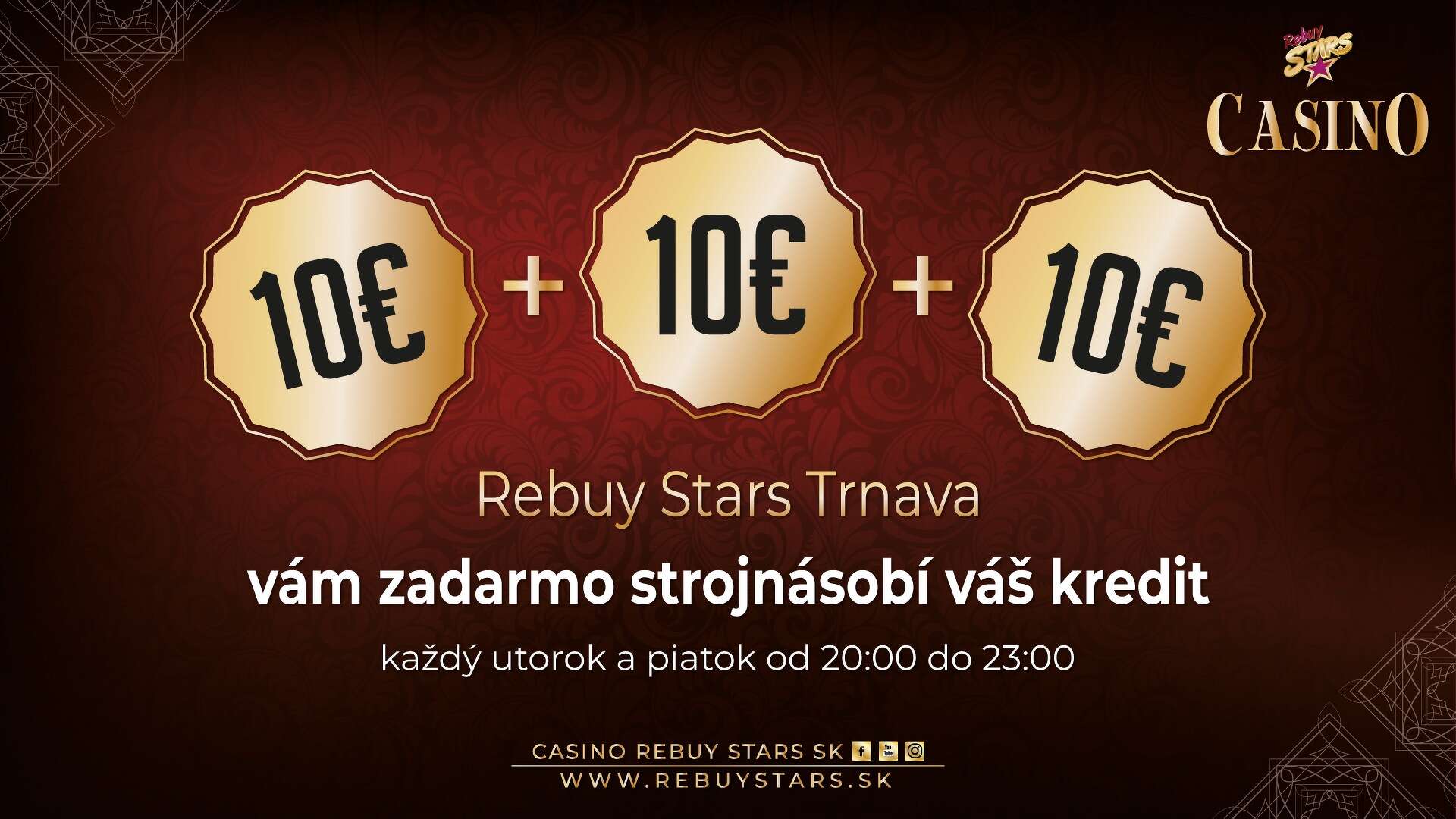 10 + 10 + 10 BONUS