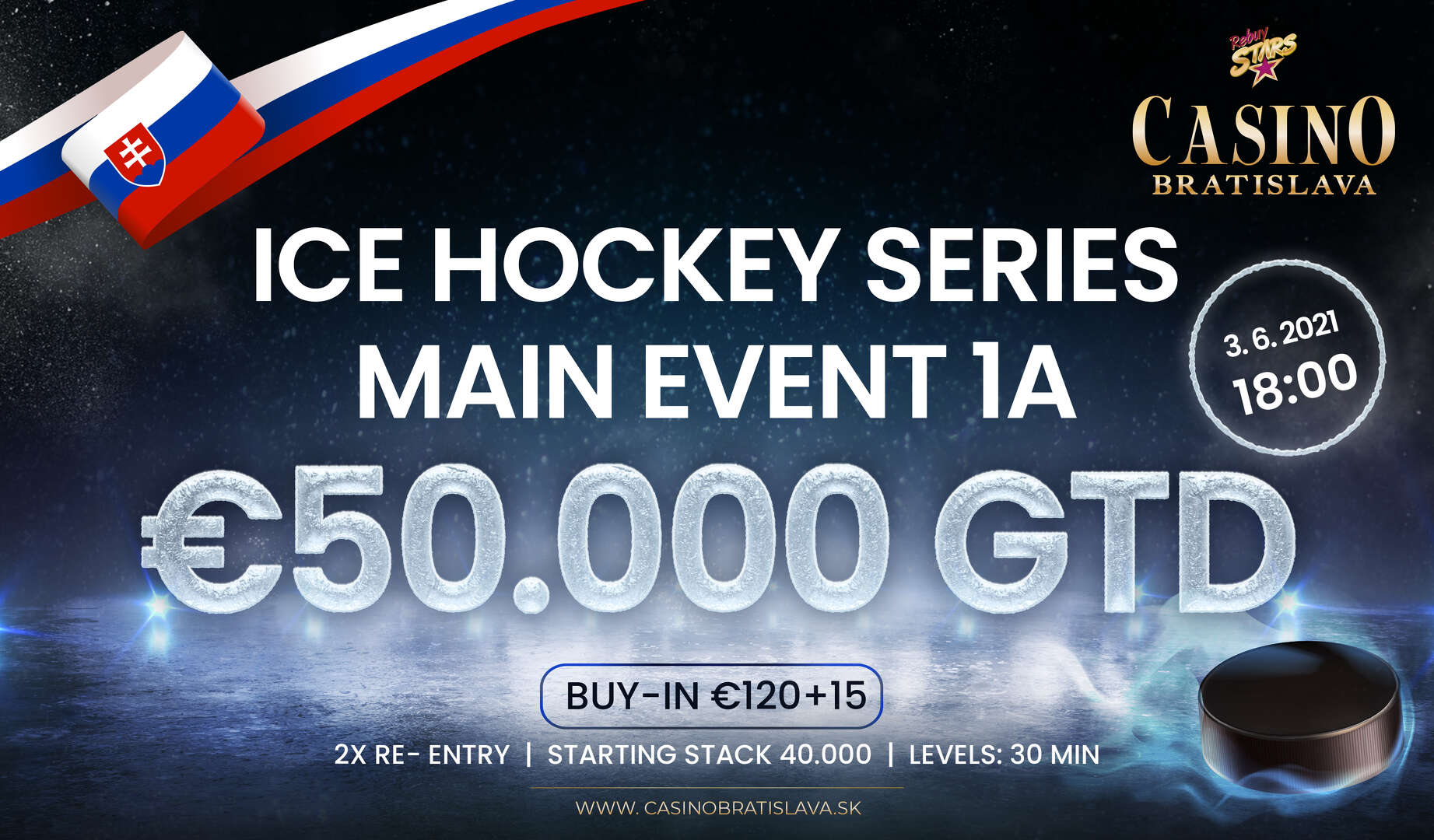Už dnes štartuje DAY 1A turnaja Ice Hockey Series s 50. 000€ GTD!