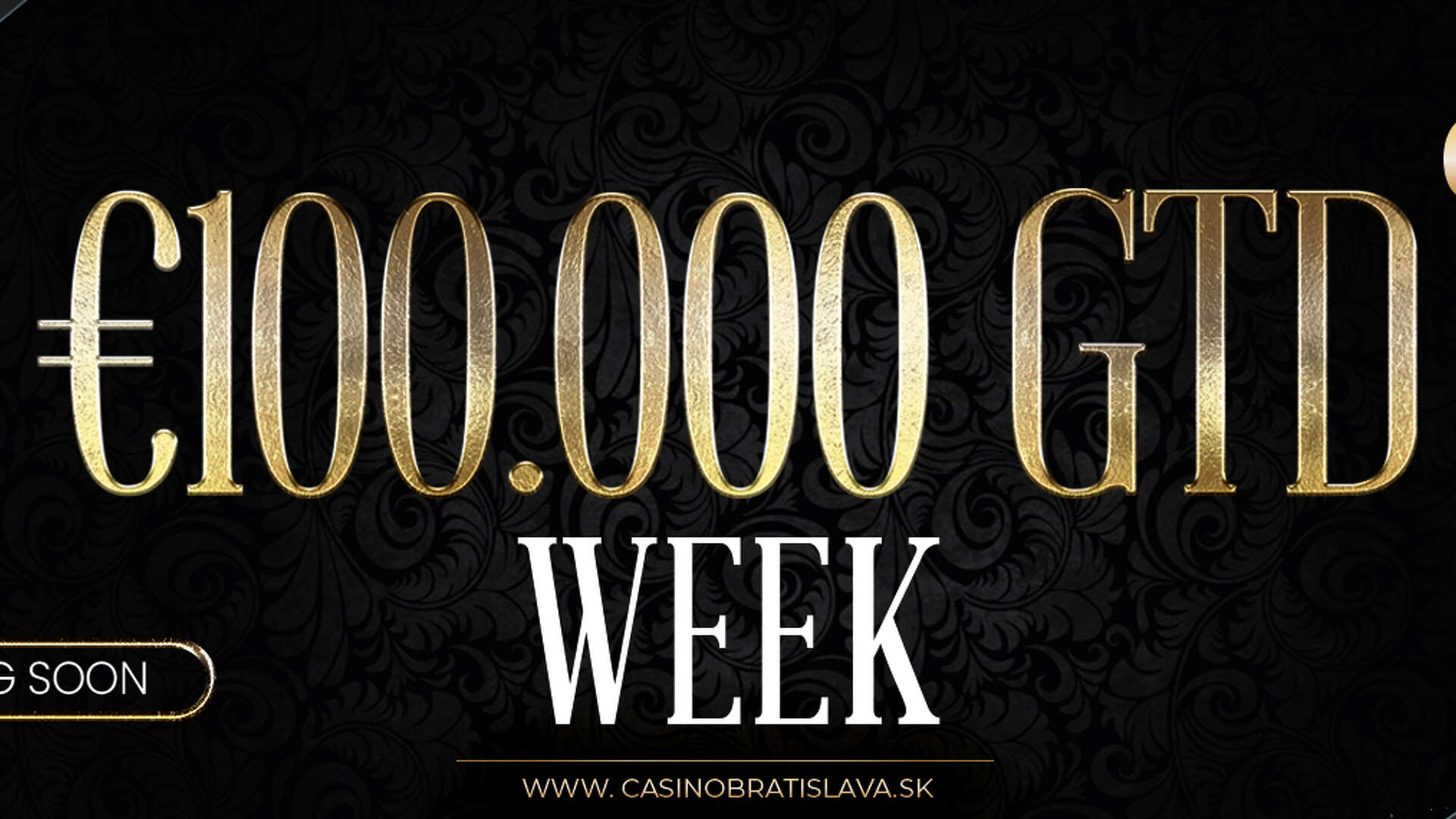 Dva turnaje, 100.000€ garancia! To je hviezdny týždeň v Casino Bratislava 
