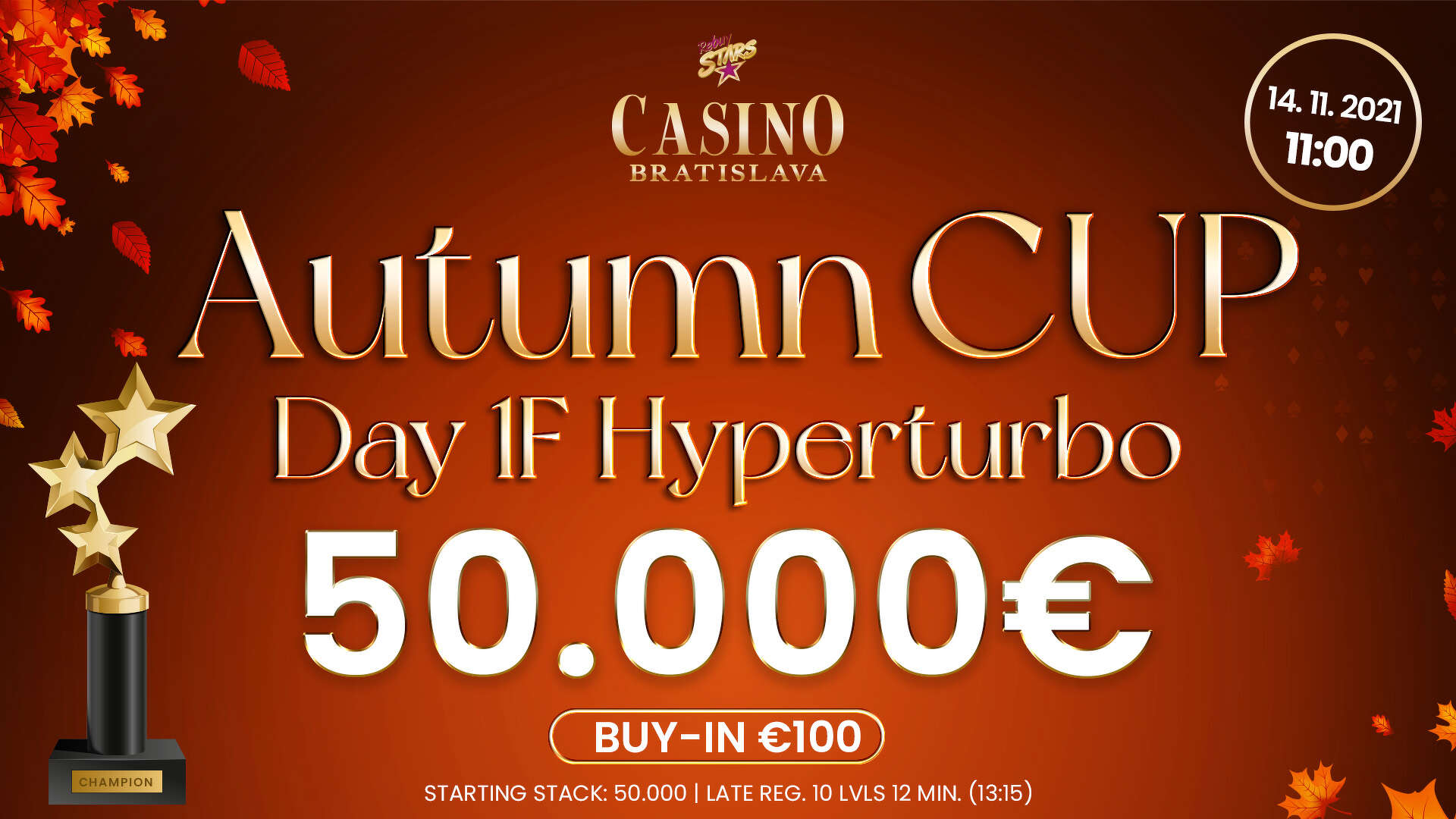 Overlay takmer 14.000€! O 11:00 štartuje posledný flight Autumn Cupu