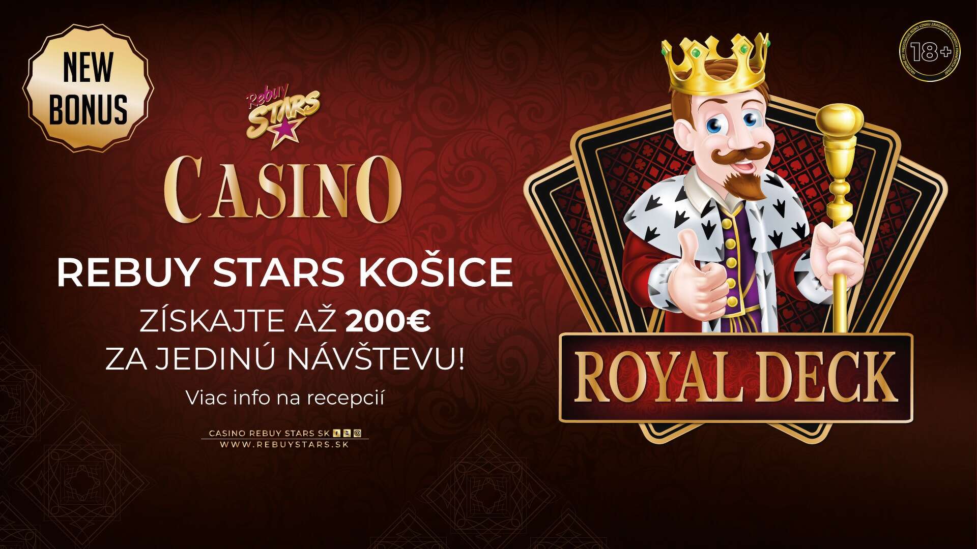 ROYAL DECK – REBUY STARS KOŠICE