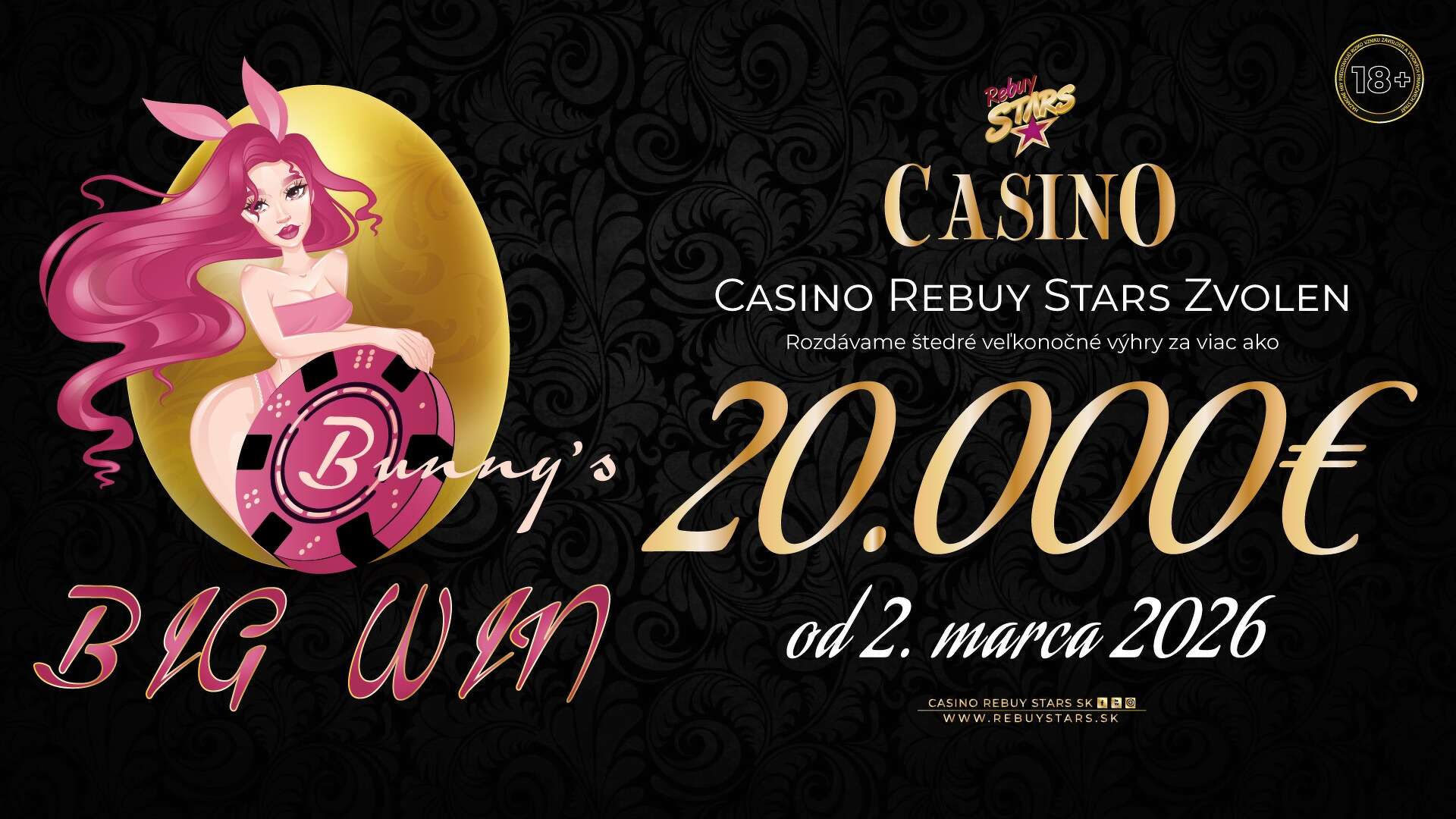 BUNNY'S BIG WIN - CASINO ZVOLEN